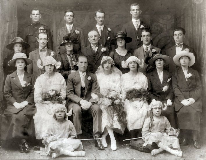 William and Rosina Cobb's wedding, December 1922